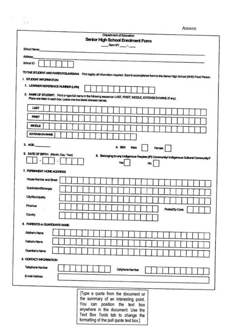 DepEd Order No. 34 S. 2016 – Senior High School Enrolment.